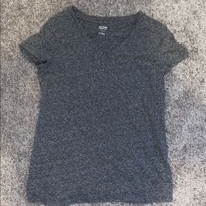 HEATHER GRAY plain Tee Shirt (MOSSIMO)